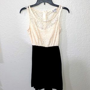 Black and white dress